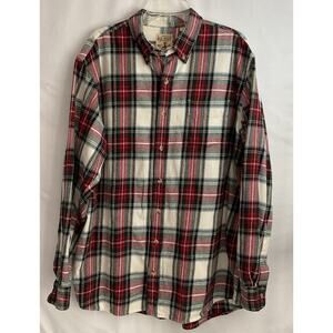 Red Head Mens Plaid Flannel Shirt XLT Red/green/white
